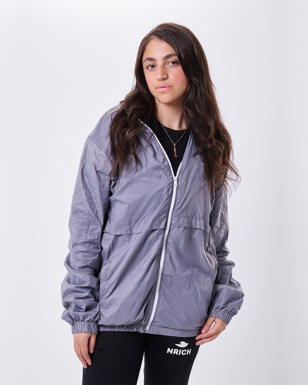 Elastic-Trim Lightweight Jacket