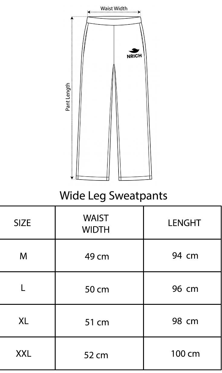 Nrich Wide Leg Sweatpants